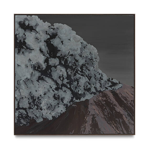 S.D.N.N. II, 2017, 110 x 110 cm, Lacquer on Canvas
