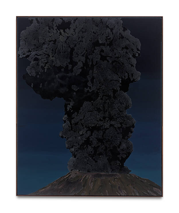 S.D.N.N. II, 2019, 180 x 150 cm, Lacquer on Canvas