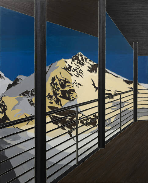 T.R.N.N., 2008, 210 x 170 cm, Öl, Lack und Silikon auf Leinwand, Corporate Collection Coroplast Wuppertal