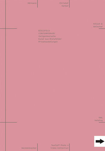 Thomas Thiel (Hg.): Bielefeld Contemporary - Zeitgenössische Kunst aus Bielefelder Privatsammlungen  Kerber Verlag, Bielefeld 2014, 112 S. Softcover  Texte: Roman Bezjak, Juliane Schickedanz, Thomas Thiel