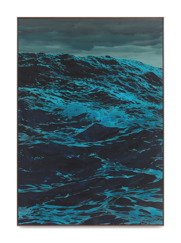 S.D.G.M., 2017, 200 x 140 cm, Lacquer on Canvas