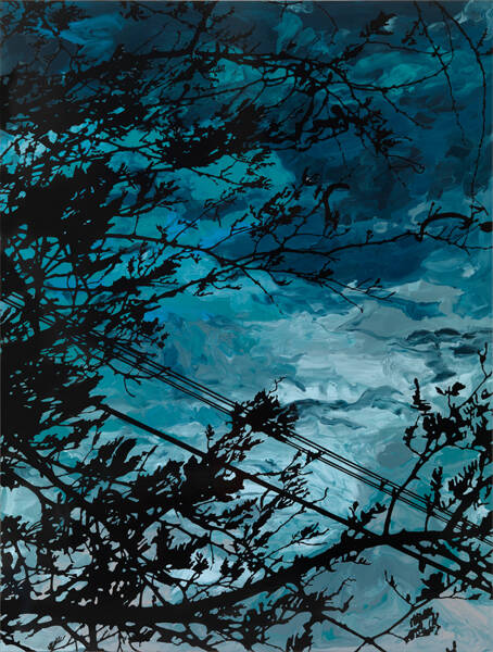 S.D.W.T., 2011, 225 x 170 cm, Lack auf Leinwand