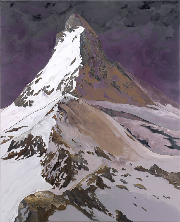 E.T.C., 2012, 210 x 170 cm, Öl, Lack und Silikon auf Leinwand