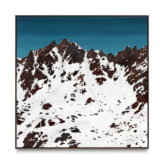S.D.C.G.T., 2017, 110 x 110 cm, Lacquer on Canvas