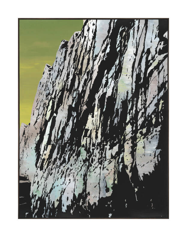 S.D.E.T., 2022, 200 x 150 cm, Oil and Lacquer on Canvas