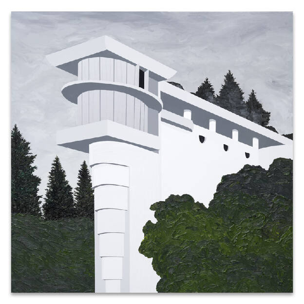 S.D.F.L.W. II, 2007, 150 x 150 cm, Öl und Lack auf Leinwand, Private Collection