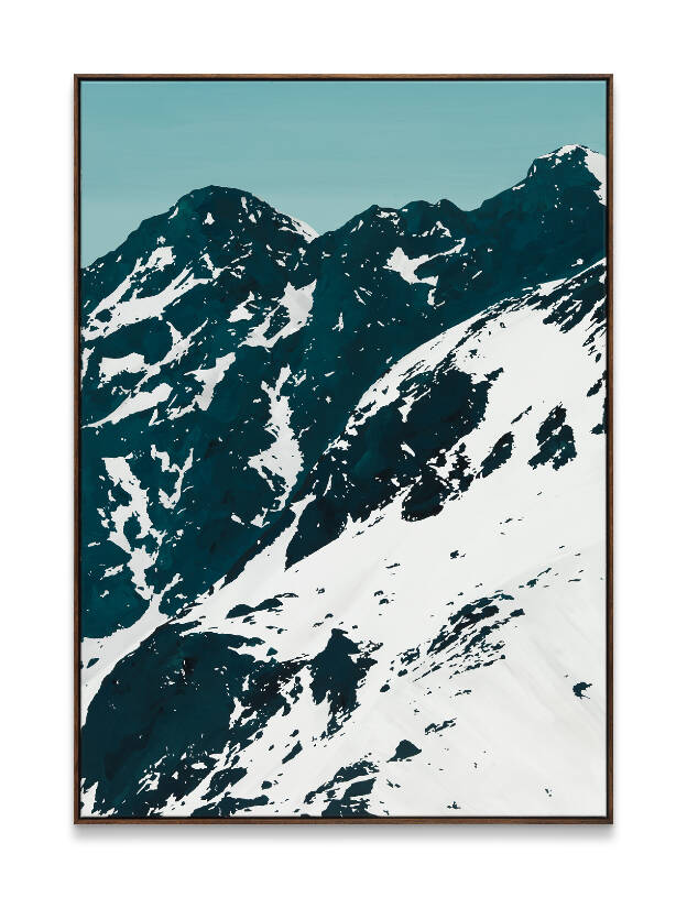 S.D.C.G.T. VI, 2016, 140 x 100 cm, Lacquer on Canvas