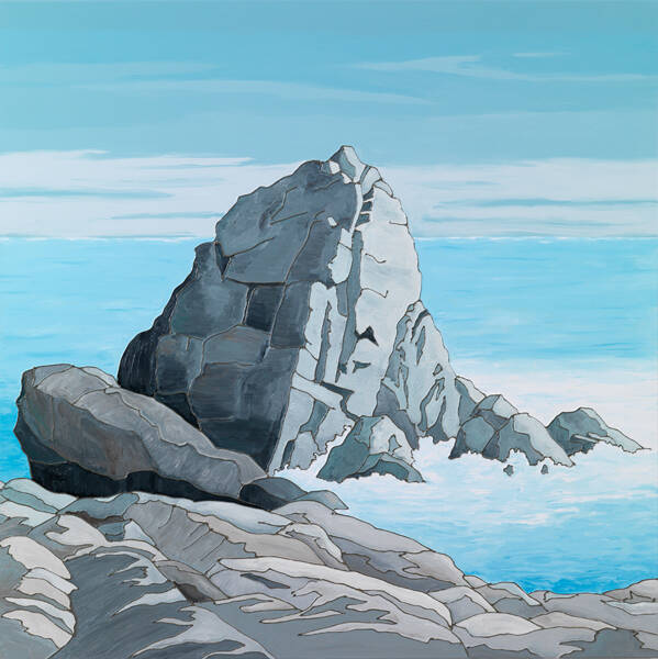 K.H., 2008, 150 x 150 cm, Öl, Lack und Silikon auf Leinwand, Private Collection Berlin