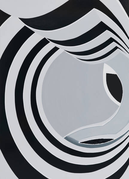 S.D.N.N. VIII, 2009, 140 x 100 cm, Öl und Lack auf Leinwand