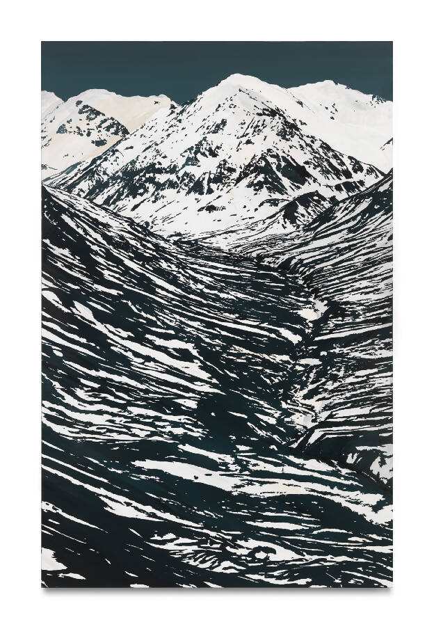 S.D.S.S., 2015, 225 x 145 cm, Lacquer on Canvas