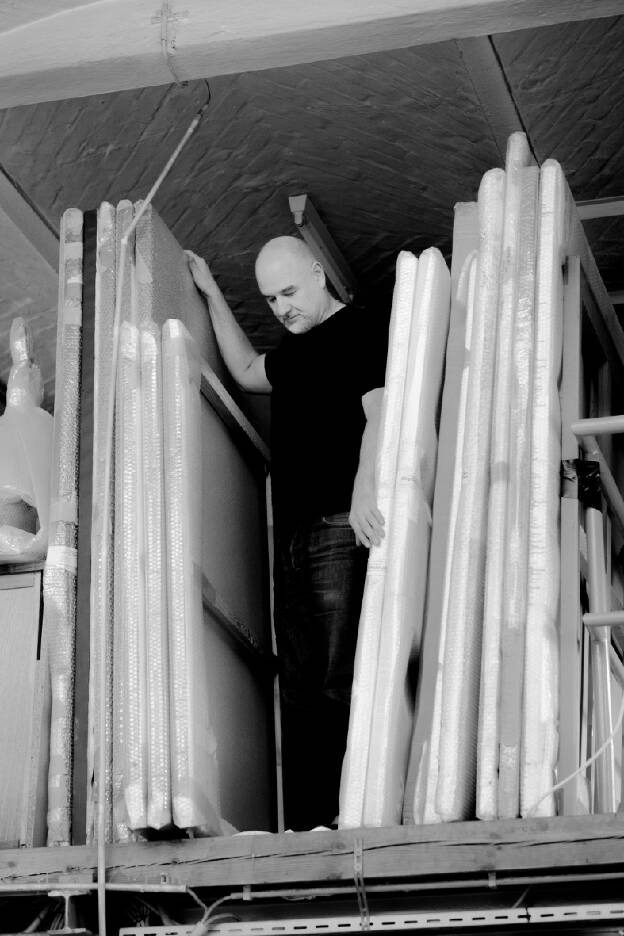 In the studio 2020, Photo by Lena Giovanazzi, Berlin