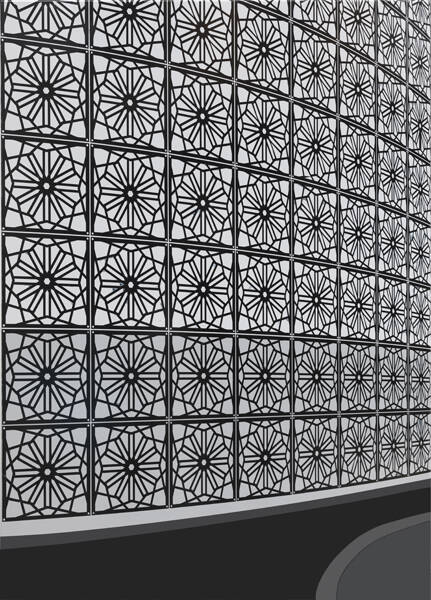 S.D.L.B.III, 2009, 140 x 100 cm, Lack auf Leinwand