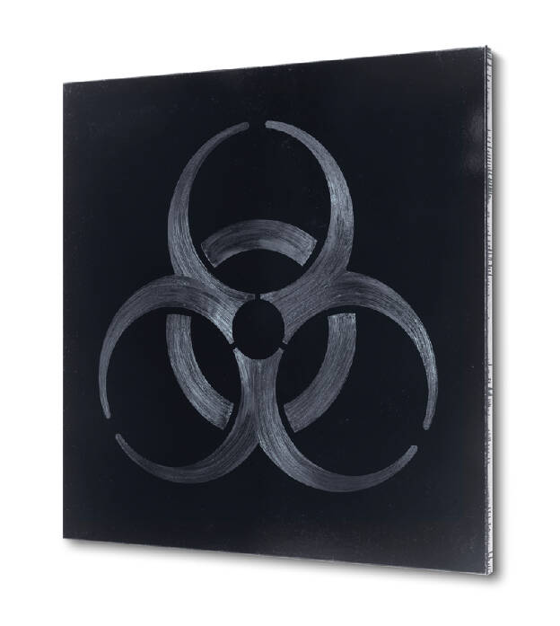     BIOHAZARD (Undead), 2012, 150 x 150 cm, Öl und Lack auf Leinwand